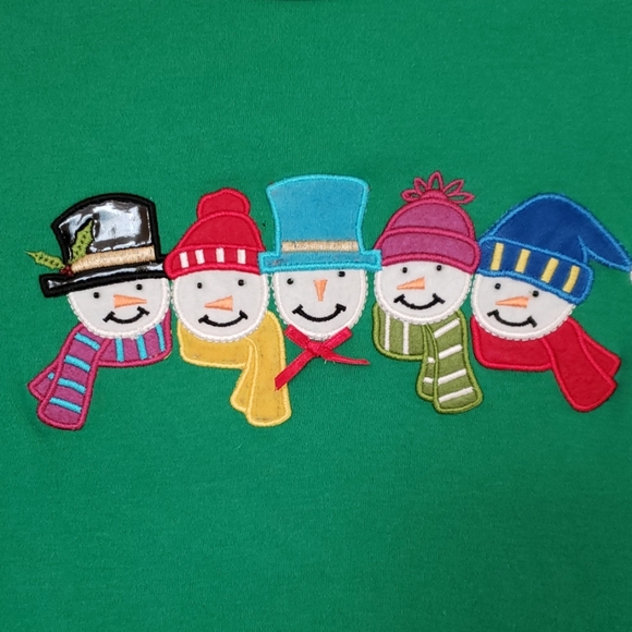 * Host Pick* Christmas Top with Snowmen - Picture 2 of 8